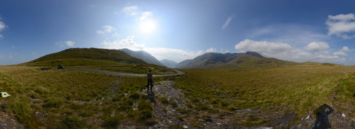 Bild: 360°-Panorama am Lough Doo Bild: 360°-Panorama am Lough Doo